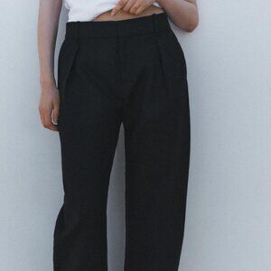 ZARA Black Linen Pants